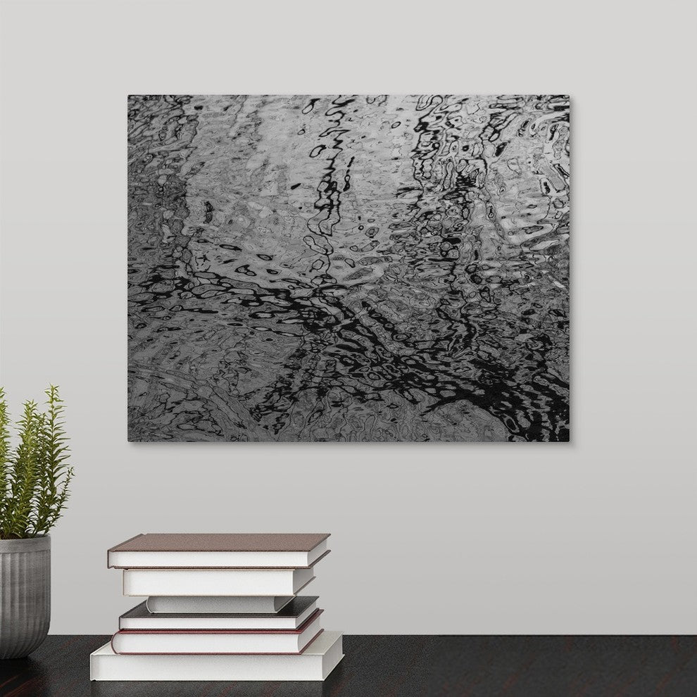 "Liquid Metal I" Wrapped Canvas Art Print, 14"x11"x1.5"