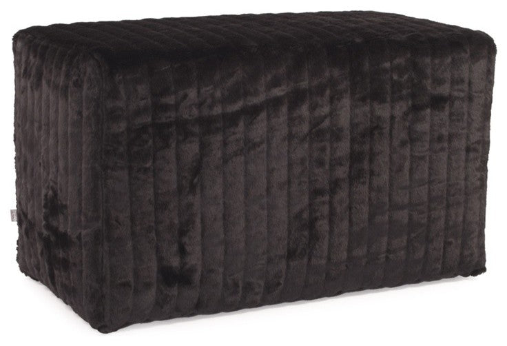 Universal Bench With Slipcover, Mink Black