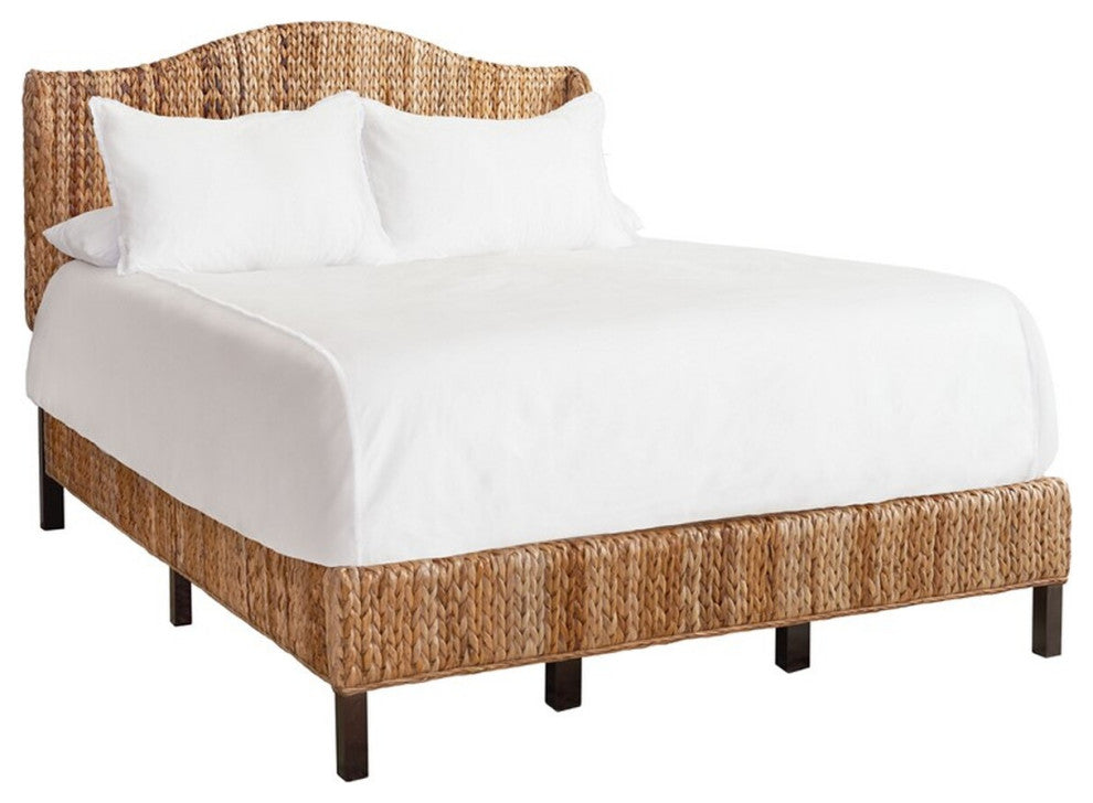 Safavieh Finola Rattan Bed Natural/Espresso Full