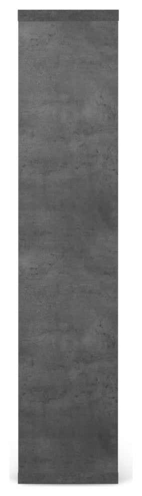 Berlin 4 Levels Bookcase, 70 cm., Concrete Look