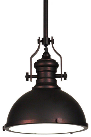 Briggs Pendant Light, Antique Brown