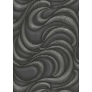 Textured Wallpaper Modern Graphics Featuring 3D Wave, 1022015