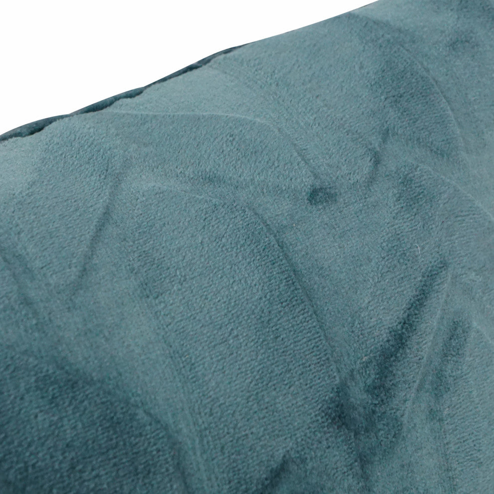 17" Jacquard Throw Pillows With Inserts, Set of 4, Agora Teal