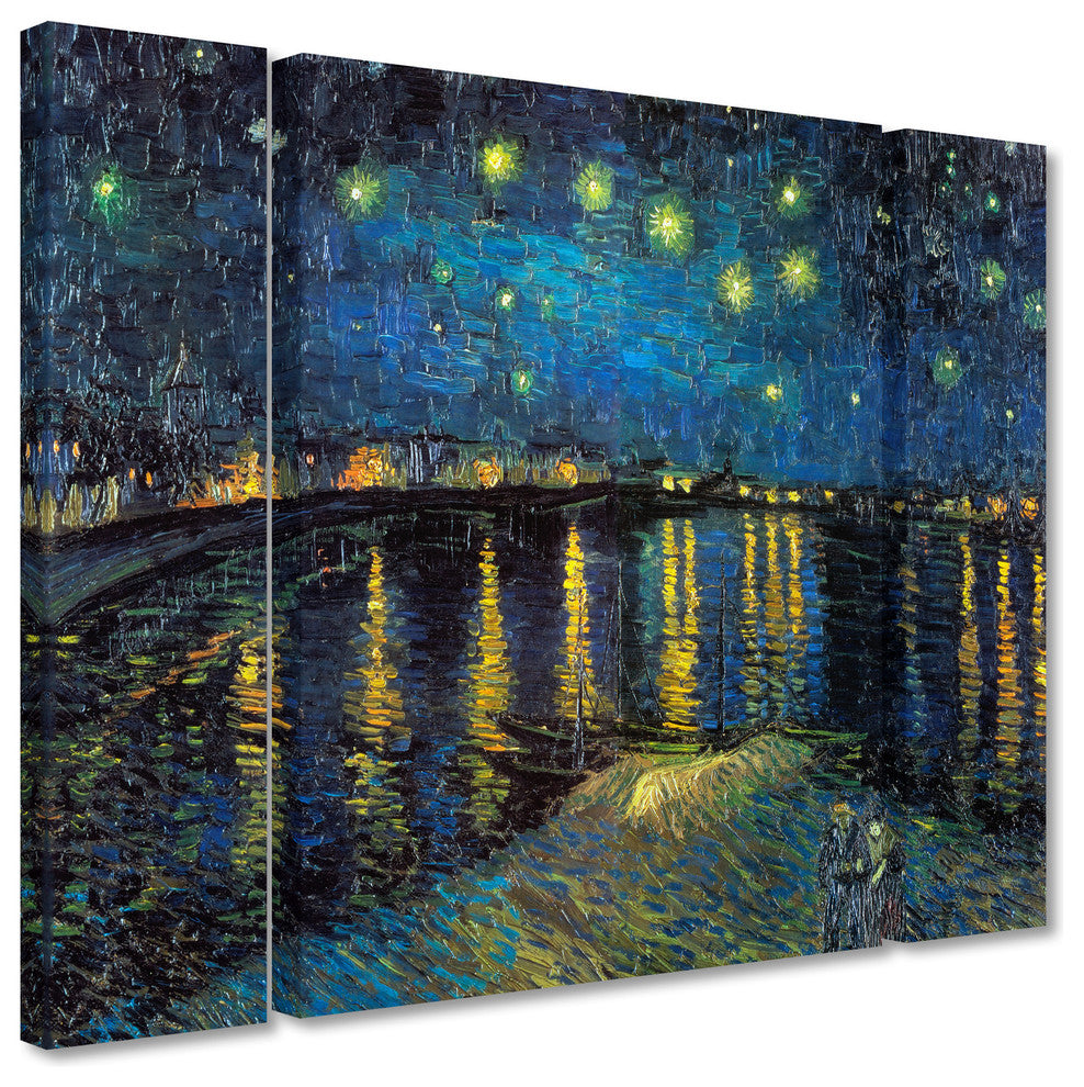 Vincent van Gogh ''The Starry Night II'' Multi Panel Art Set, 32"x24"