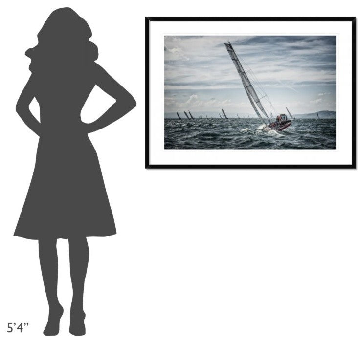 "Le Retour" Framed Digital Print by Jose Fangueiro, 44x32"