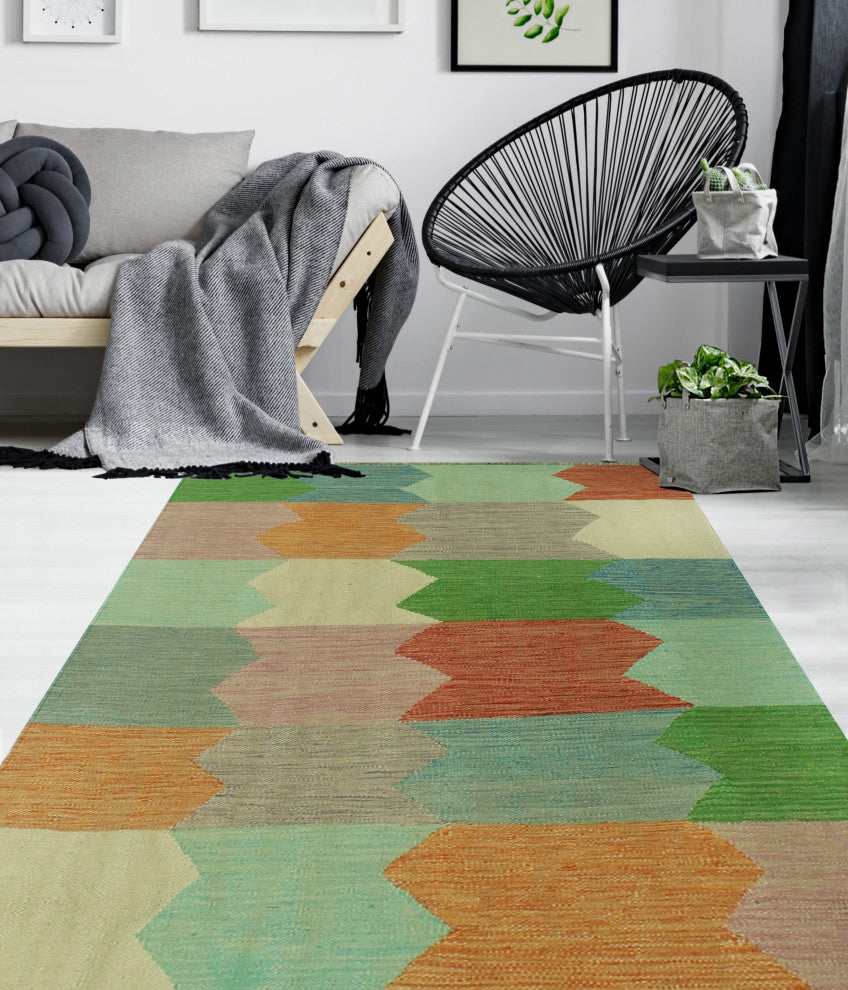 Winchester Kilim Haseeb Green Rug