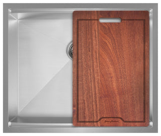 Rivage 22x19" Single Basin Undermount Kitchen Workstation Sink