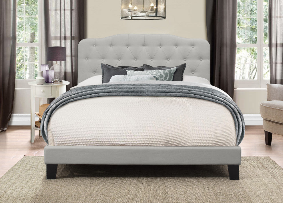 Hillsdale Nicole Contemporary Low Profile Queen Upholstered Bed