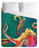 Deny Designs Clara Nilles Mardi Gras Octopus Duvet Cover - Lightweight