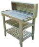 Deluxe Potting Bench, Green Wash