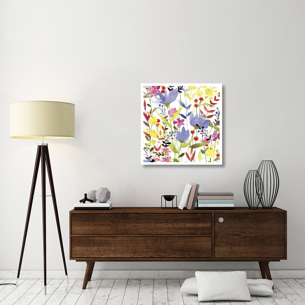 "Annes Flowers Crop I" Digital Paper Print by Anne Tavoletti, 32"x32"