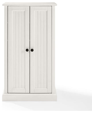 Isolated on white background; front-facing view of the full cabinet.