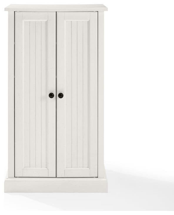 Isolated on white background; front-facing view of the full cabinet.