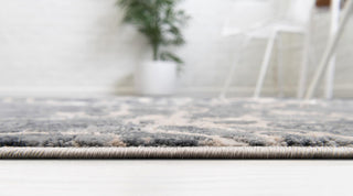 Unique Loom Oasis Breeze Area Rug, Gray, 7' 0 X 7' 0 Round