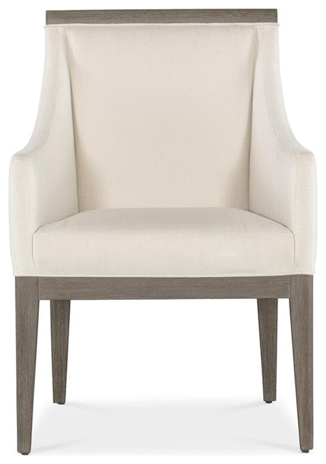 Modern Mood Fabric Upholstered Arm Chair in Brown by Hooker Furniture