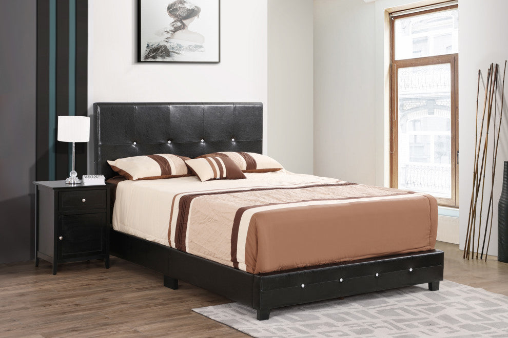 Bed, Black, King