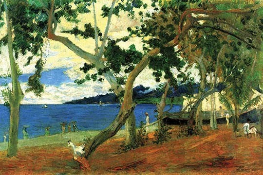 Beach Scene 2 - Fine Art Giclee Print 24" x 36"