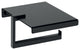 Sidney Toilet Paper Holder With Lid, Black