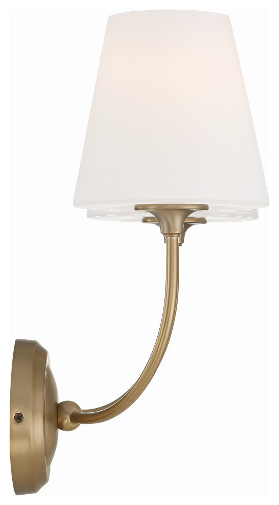 Libby Langdon for Crystorama Sylvan 2-Light Vibrant Gold Wall Mount