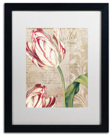 Color Bakery 'Tulips' Matted Framed Art, Black Frame, White Mat, 16x20