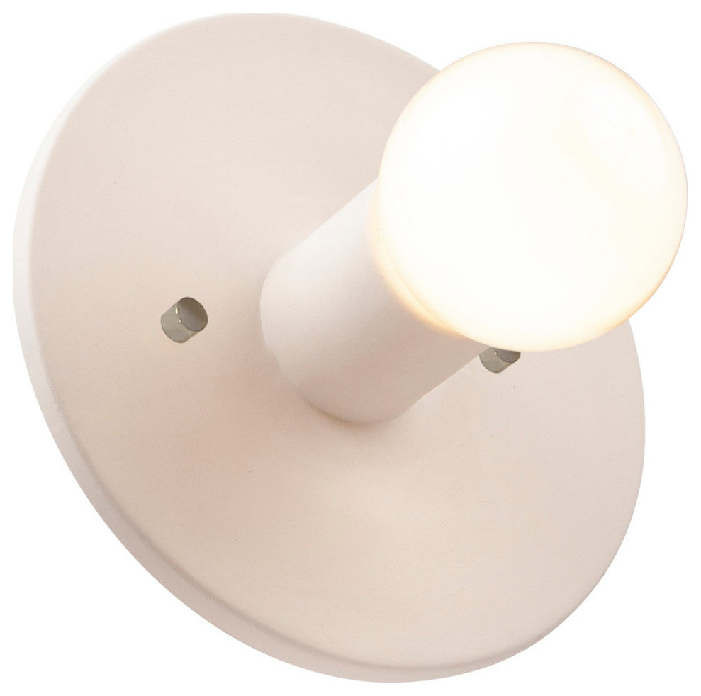 Stepped Discus Wall Sconce
