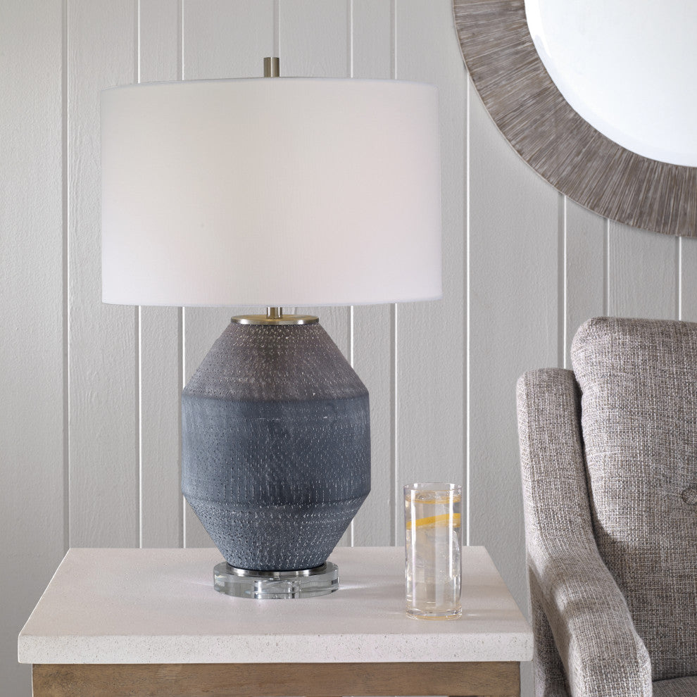 UT-30057-1 Uttermost Blackjack Charcoal Table Lamp