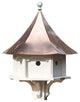 Carousel Bird House With Copper Roof by Lazy Hill Farm Designs, White and Polish