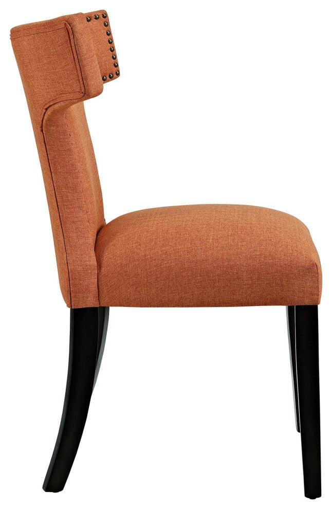 Curve Dining Side Chair Fabric, Set of 2