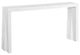 Modern White Wash Console Table