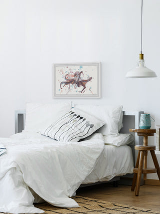 "Artistic Octopus" Framed Painting Print, 36"x24"