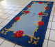 Vintage French Savonnerie Rug 2.5'x5', 76cmx155cm 1960s