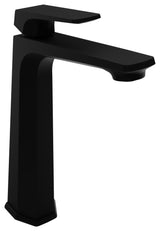 1-Handle Bathroom Vessel Sink Faucet, Matte Black