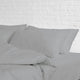 Egyptian Cotton Feel Cool Softest, 4-Piece Sheet Set Deep Pockets, Silver, King/