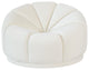 Marshmallow Cream Velvet Lounge Chair - Cream