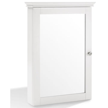 Pemberly Row Mirror Medicine Cabinet in White