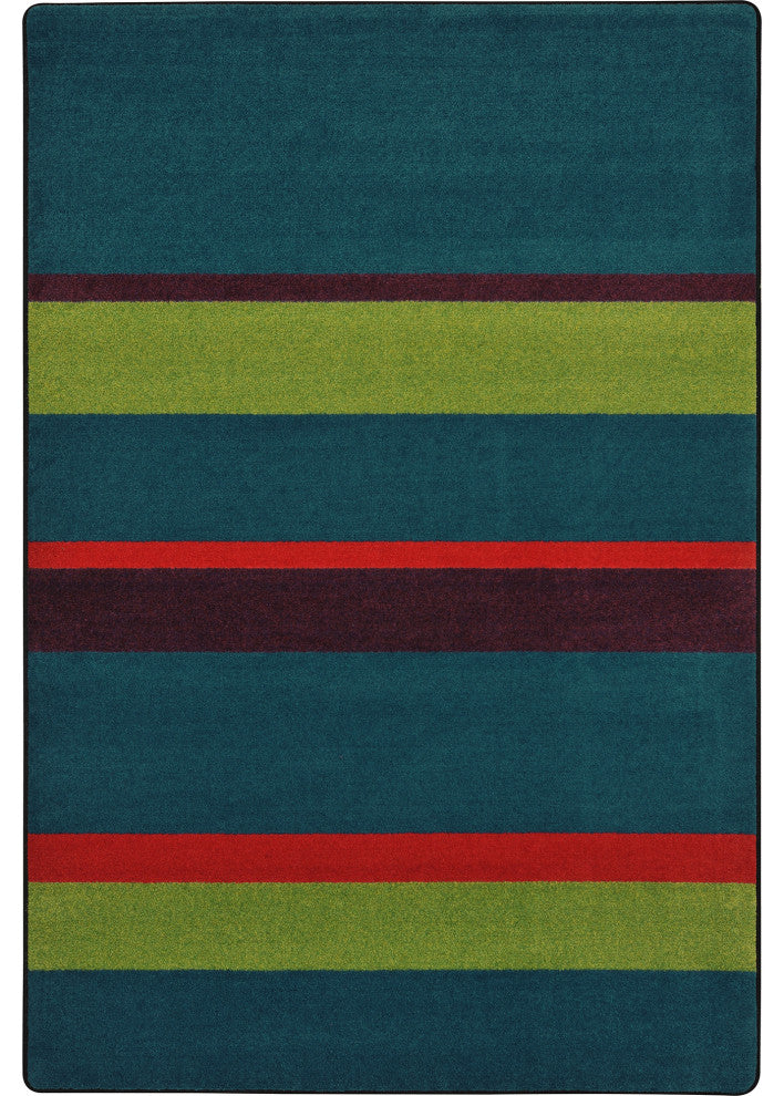 Kid Essentials Rug, Straight and Narrow, Tropics, 5'4"x7'8"