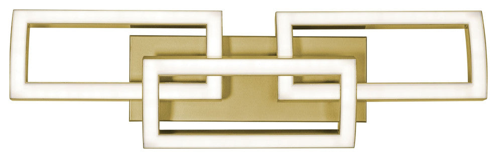 Sia 24'' LED Vanity, Gold