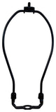 11" Heavy Duty Harp Fitter For Lamp Shades with Saddle, Black Nickel
