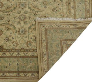 Turkish-Knotted Ankara Lahore Beige Rug, 6'2x8'7