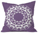 Deny Designs Karen Harris Mod Medallion Plum Outdoor Throw Pillow