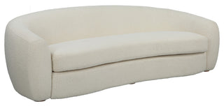 Uttermost Capra Art Deco White Sofa
