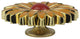 Aster Cabinet and Furniture Knob, Apricot With Red-orange