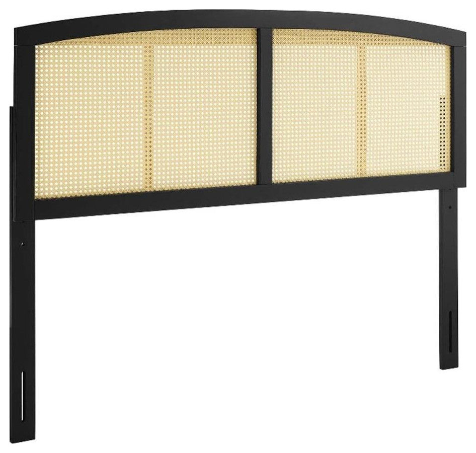 Halcyon Cane King Headboard Black