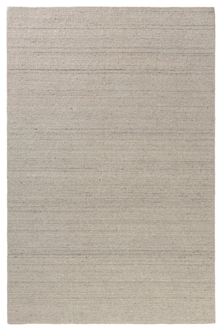 Zane Ivory Industrial Solid Handwoven Wool/Cotton Indoor Area Rug