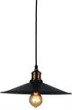 Brave 1 Light Down Mini Pendant With Black Finish