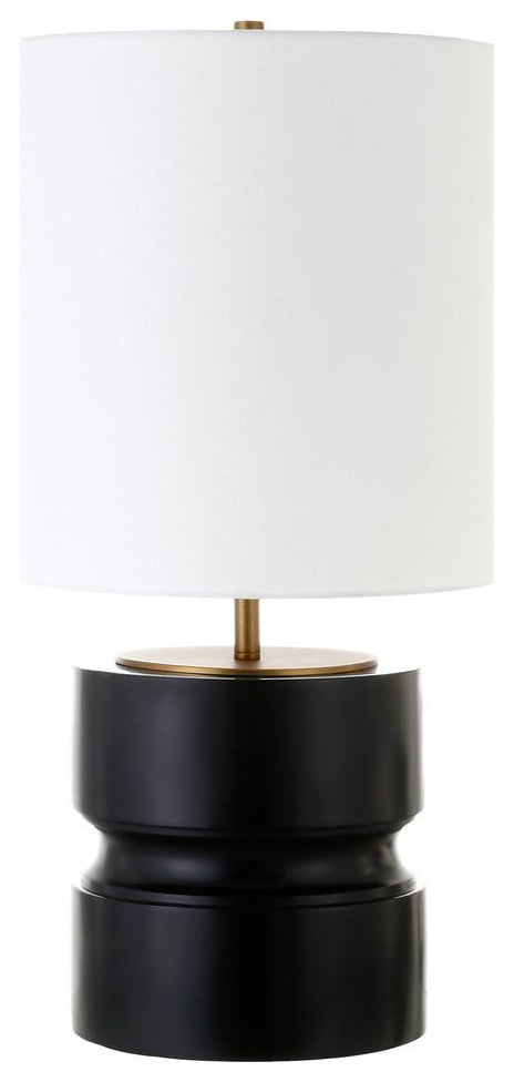 Henn&Hart 27" Black/Gold Table Lamp
