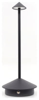 Pulse 3 Temperature Dimmable Integrated LED Touch Rechargeable Black Table Lamp