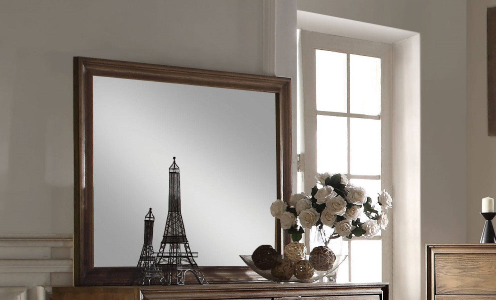 Acme Inverness Landscape Mirror in Reclaimed Oak 26094 EST SHIP TIME APPX 4