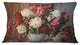 Bouquet of Blooming Peonies Floral Throw Pillow, 12"x20"