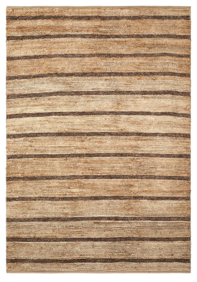 NuStory Summer Barn Boards Hand Woven Solid Color Area Rug in Natural, 5'x8'